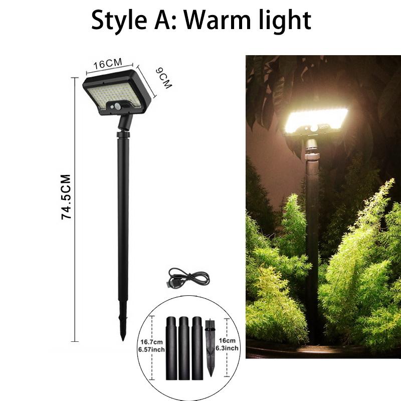 Solar Motion Sensor Lights Outdoor Pathway Lights Garden Light Adjustable Angle Rechargeable for Walkway Driveway Sidewalk Patio
