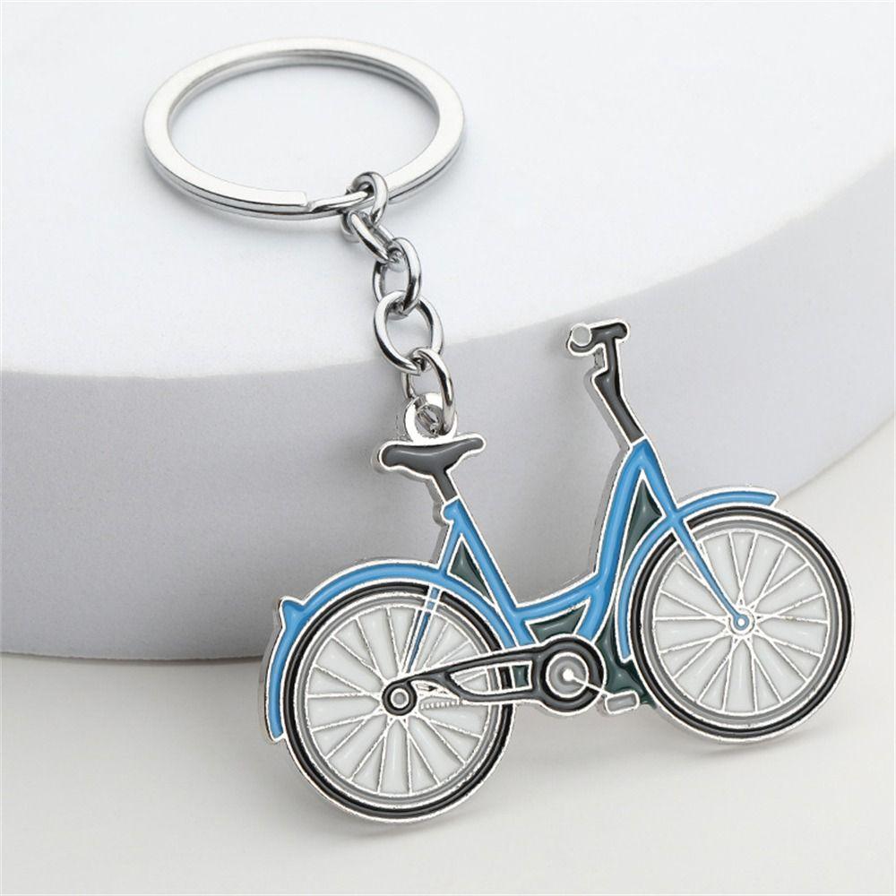 Metal Bicycle Keychain Bike Shaped Bike Key Rings Men Gifts Bottle Opener Keyring Backpack Pendant