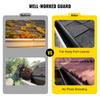 Gutter Guard Brush With 15 FT Length Bristle, 4.33\"(Dia) Gutter Brush Leaf Guard Fit for 5 Inches Gutter, Galvanized Steel Wire Gutter Brush, No