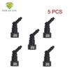 Car Fuel Line Coupler Hose 7.89mm/ID6 45° Plastic Pipe Coupler Quick Disconnect Release Connector Rubber Nylon Hose Accessories