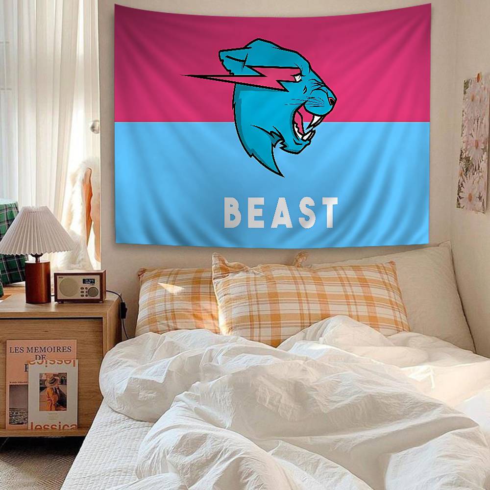 Игровой блогер MrBeast Подвесная богемная гобеленовая ткань Богемные настенные гобелены Мандала Дешевая настенная подвеска в стиле хиппи