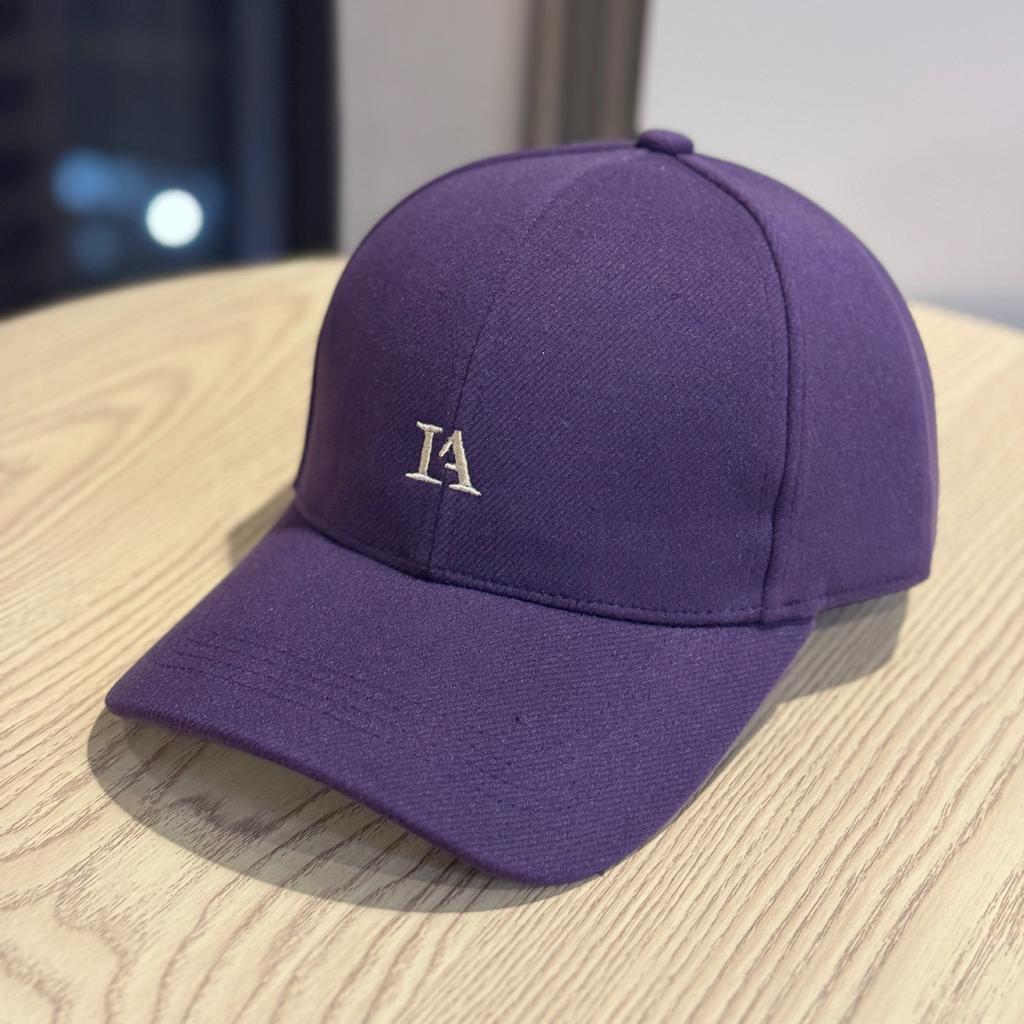 New Autumn and Winter Fashionable Hard Top Large Head Circumference Warm Baseball Cap for Men and Women Versatile Face Showing Small Peaked Cap