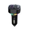 Автомобильный FM-передатчик 30 Вт PD Type C Dual USB Быстрая зарядка в автомобиле Подсветка Bluetooth 5.3 Handsfree MP3-плеер Автомобильный FM-модулятор