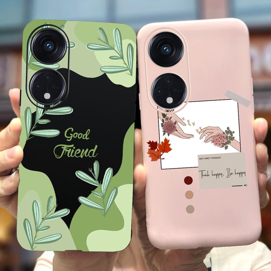 For Oppo Reno 8T 4G Case CPH2481 Luxury Art Printed Cover Silicone Soft TPU Phonw Case For Oppo Reno8 T 5G Reno 8T Reno8T Bumper
