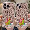 Phone case: 2D flat design, suitable for iPhone 18 17 16 15 14 13 Pro, transparent corner protection case, fairy tale cottage, Christmas and Halloween