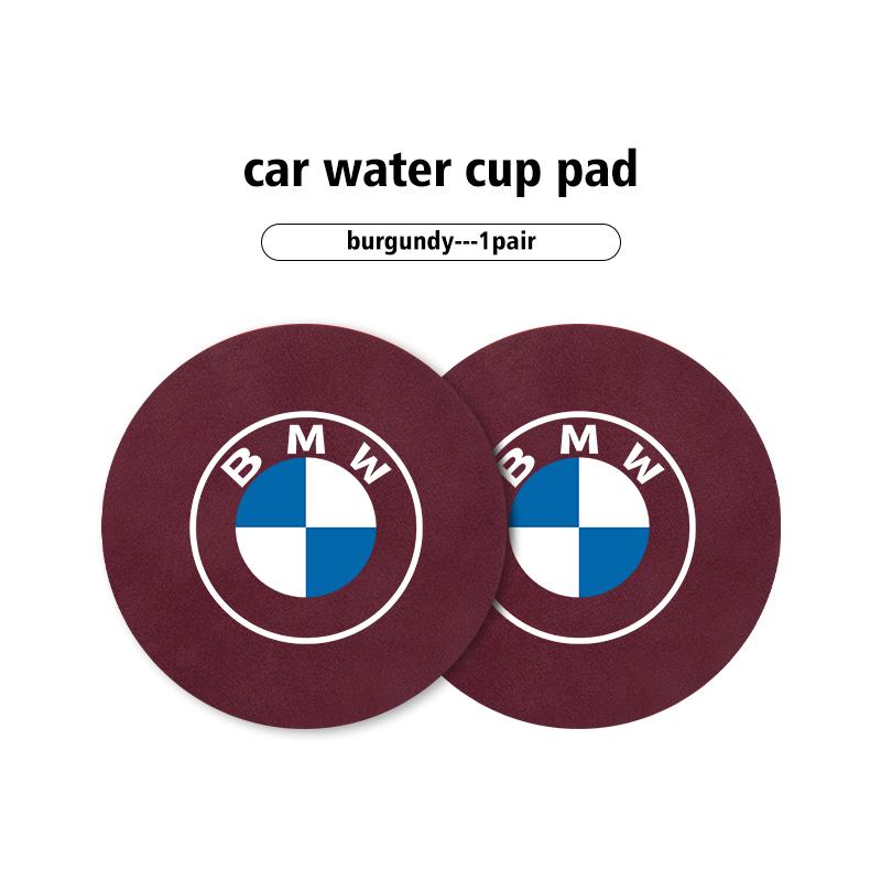 Car Interior Coasters Water Cup Slot Non-Slip Mat Shockproof Pad For BMW X3 X5 M5 M3 E46 E90 E60 F10 E39 F30 E36 G30 E87 E70 RH7