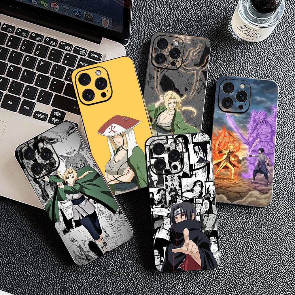 Чехол для телефона Tsunade Uchiha Sasuke Itachi Narutos для Xiaomi Redmi Note 13 14 Pro Plus ProPlus 14C 13C Pro+ 5G Защитная крышка