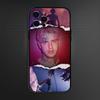 Чехол для телефона L-Lil P-Peep Singer для iPhone 16,15,14,13,12,11 Plus,Pro Max, Мягкий силиконовый черный чехол