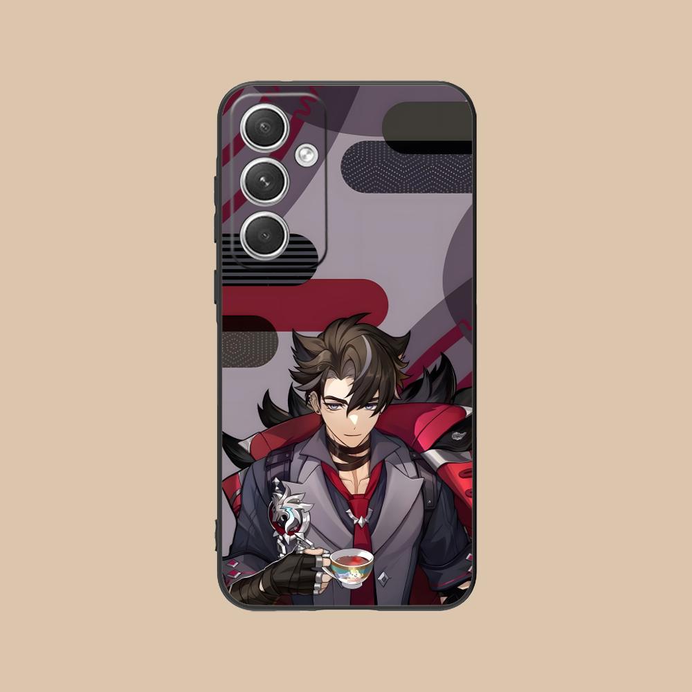 Игровой матовый чехол для мобильного телефона GI Wriothesley для Samsung Galaxy S26 S25 S24 S23 S22 S21 S20 Note20 Plus FE Ultra Цветная крышка