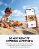 SJCAM C400 Карманная 4K камера для влогинга Водонепроницаемая до 30 м Время работы от батареи Двойной сенсорный экран Камера с углом обзора 8x Зум Носимая камера на тело 7-часовая