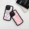 Wave Shape Phone Case For Vivo V23e Y35 Y02 IPhone Tecno Spark Realme C53 C55 Redmi Note 12 Note 11 Pro Samsung S23 Ultra A53 A52 Soft Silicone Cover