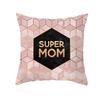 Geometric Sofa Pillow Cover Peach Skin Creative Home Office Cushion Cover Car Cushion