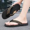 Summer Slippers Men Flip Flops Beach Sandals Non-Slip Casual Flat Shoes 2024 Slippers Indoor House Shoes For Men Outdoor Slides