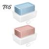 Whiskey Ice Ball Mold Mini Cube Tray with Bin And Scoop, Small Round Stackable for Coffee Drinks, Easy Release Silicone Freezer Storage Box