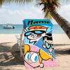 Customizable personalized beach towels Dexter's Laboratory themed designs.Suitable for the beach, yoga, sports;ideal as beach accessories