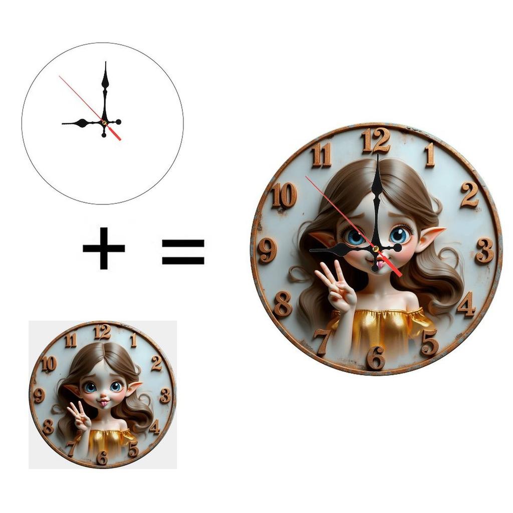 Wise Purchase 25x25cm Wood Wall Clock for Homeowners and Businesses
