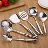7Pcs Kitchen Cooking Utensils Set Stainless Steel Spoons Spatula with Ergonomic Handle Heavy-Duty Washable Spoons Utensils