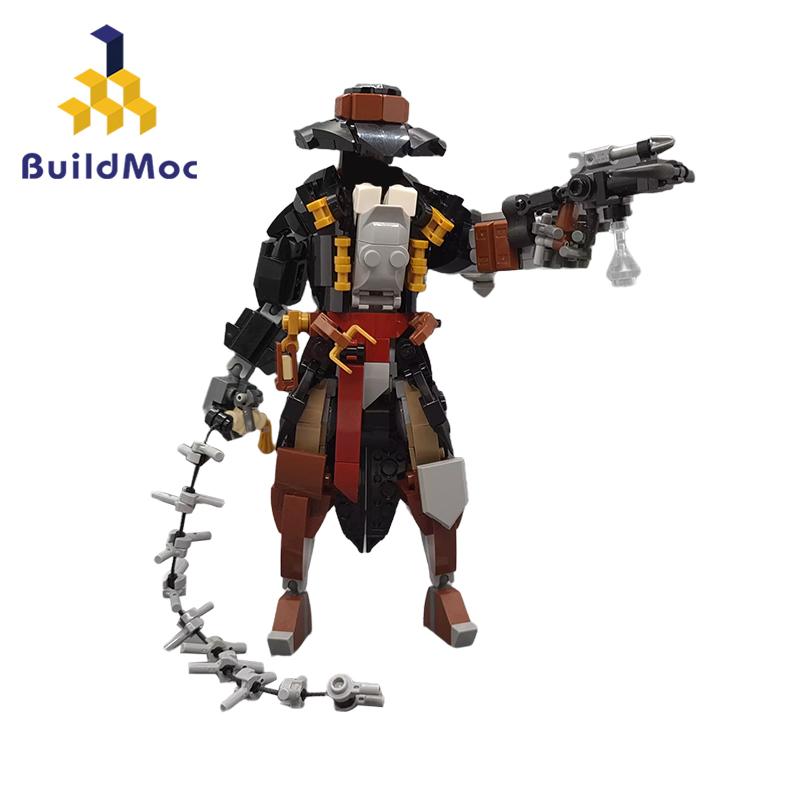 MOC Interstellars Creativity Mecha Building Blocks For Game Warframed Warriors Swordsman Mech Robot Series Bricks Toy Kids Gift