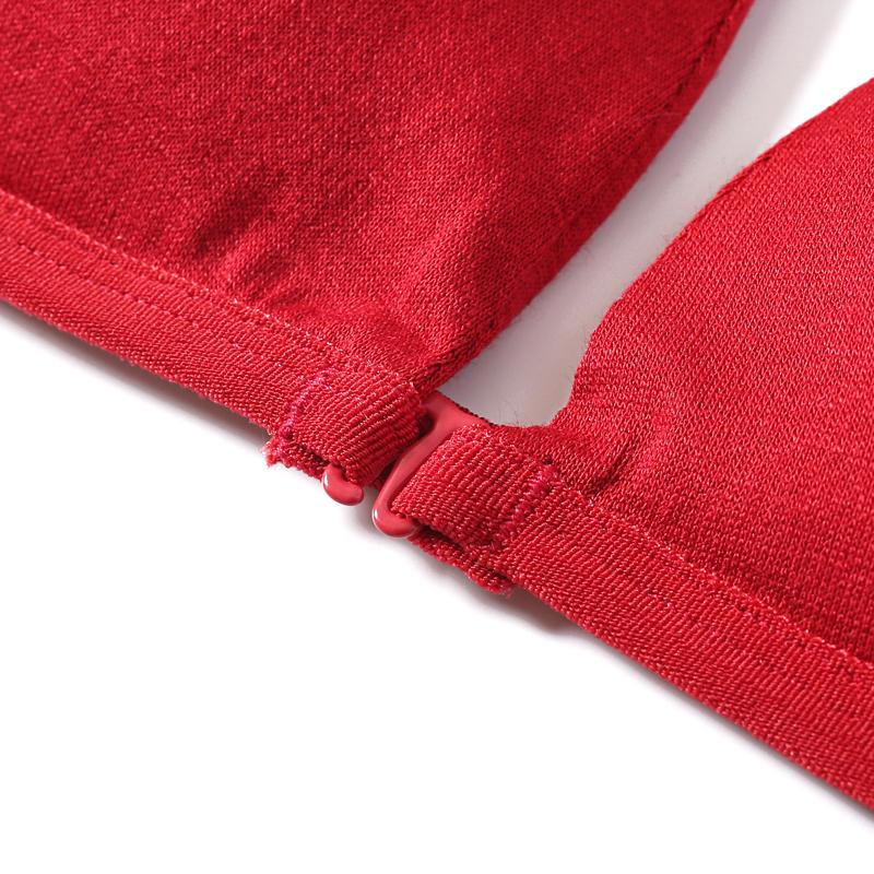 TERMEZY Женский сексуальный бюстгальтер с застежкой спереди, модное нижнее белье для девочек, французский бюстгальтер без косточек, удобное нижнее белье без стального кольца, дышащий бюстгальтер