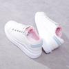 Туфли для женщин, белые туфли для студентов, весенние туфли на плоской подошве, весенне-осенние белые туфли