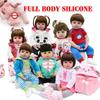 Классическая 18-дюймовая полностью силиконовая кукла Reborn Baby Doll 48 см Реалистичная кукла для новорожденных, игрушки можно положить в воду для купания перед сном, кукла Playmate