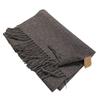 100 Wool Clip Flower Solid Color Scarf Women's Winter New Unisex High-end Versatile Gift