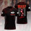 W.A.S.P Рок 3D-печать Футболки Мужчины Женщины Хип-хоп Тренд Футболка с коротким рукавом Y2k Топы Оверсайз Уличная одежда Мужская одежда