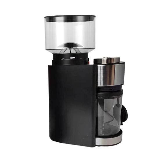 Электрическая кофемолка с жерновами, Plug-Play, управление одним касанием, простая в очистке, автоматическая машина для измельчения кофейных зерен с плоскими жерновами