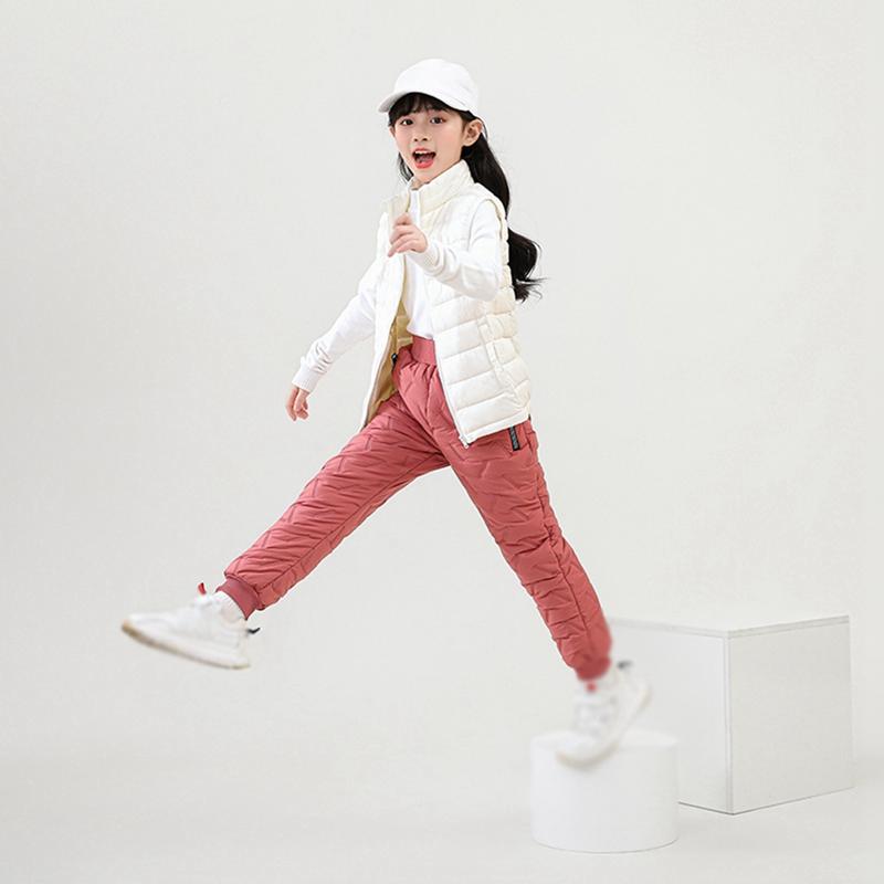 Зимние теплые модные брюки из кашемира и хлопка для мальчиков от 3 до 12 лет, повседневные водонепроницаемые утолщенные спортивные штаны для детей