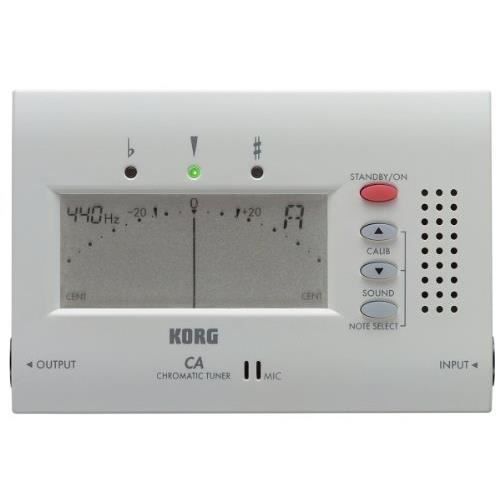 Accordeur chromatique - KORG - CA40 - Blanc - Traditionnel - Pour adultes