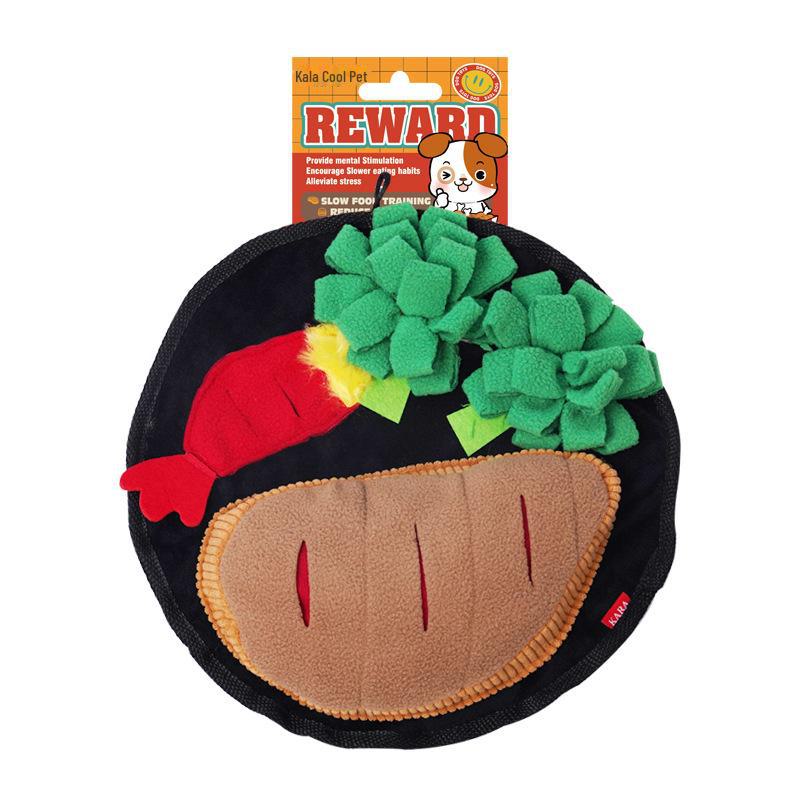 «Коврик для обнюхивания собак»: Интерактивное одеяло-головоломка с едой для развлечения и высвобождения энергии».