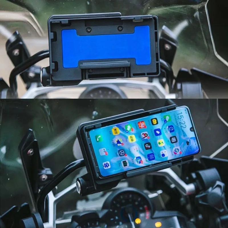 Wireless Charge Mobile Phone Navigation Bracket GPS Phone Holder for BMW S1000XR F900R R1250GS F700GS Adventure ADV LC
