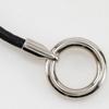 HERMES Grenan Bracelet Black / SilverHardware leather/metallic 22g unisex Used