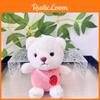 Stuffed Animal Colorful Keychain Adorable Teddy Bear Plush Toy For Kids Collectors And