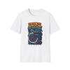 Unisex Softstyle T-Shirt Funny Cosmic Cat Galaxy Yarn Ball Space Cartoon Graphic