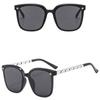 Square Sunglasses For Woman 2024 Vintage Big Frame Black Mirror Sun Glasses Shading Polarizer Sexy Female Travel Eyewear Uv400