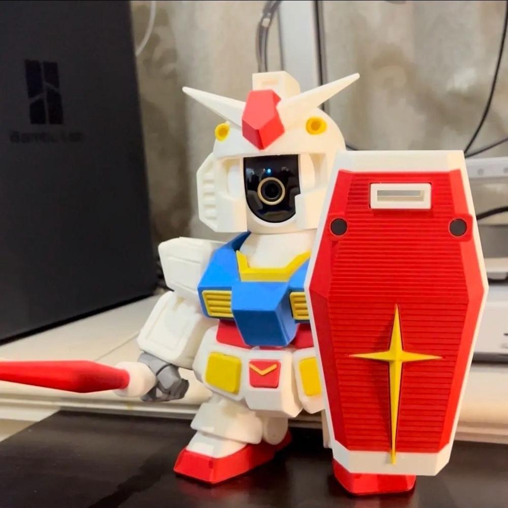 Милый 3D-печатный робот-чехол для камер видеонаблюдения Совместим с Xiaomi C700 Кавайный элемент домашнего декора