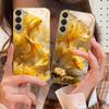 Гармоничная золотая рыбка Для Samsung Galaxy S20 FE S21 S22 S23 Plus S24 Ultra 25Ultra S21+ S9+ S22Plus Золотой стеклянный чехол для телефона