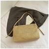 Korean Version Retro Woven Tote Bag Straw Woven Bag Large Capacity Armpit Bag New Shoulder Bag Holiday Wind Beach Bag Women