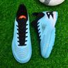32-47 Kids Football Boots Rubber Soft Sole Short Nails Artificial Turf Leather Youth Kids Football Shoes Men's Sports Large Size Football Shoes