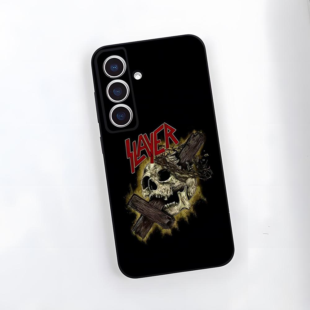 Чехол для телефона Slayer Metal Rock Band для Samsung A25 A13 A33 5G A54 A36 A35 A56 A52 A14 Ударопрочный Мягкий чехол