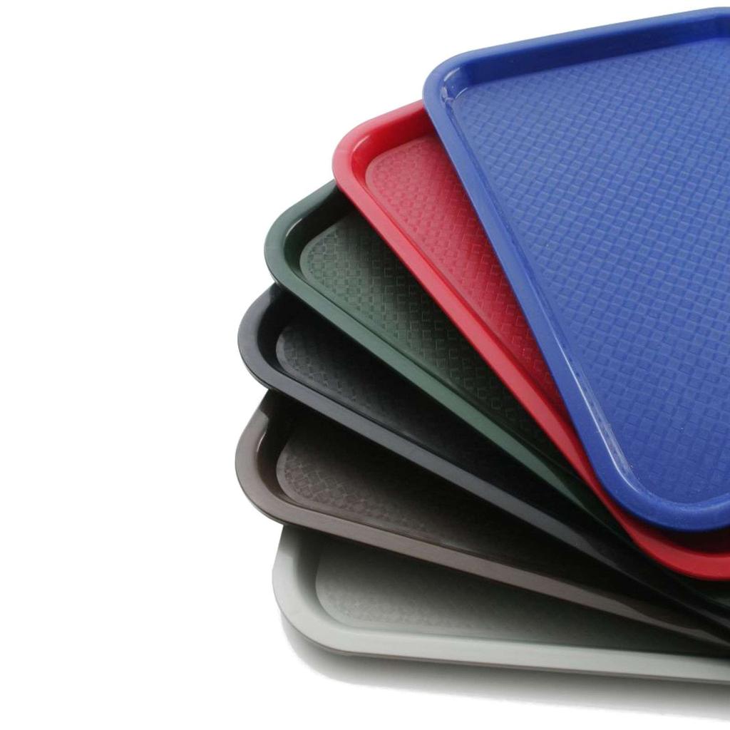 Fast Food Polypropylene Tray 30.5x41.5cm - Gray