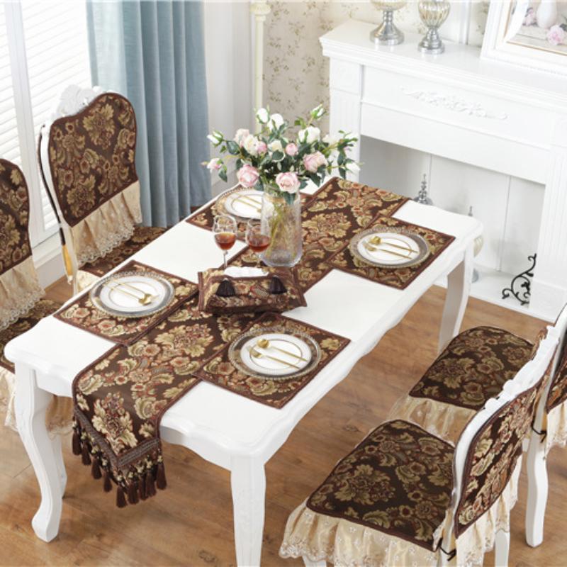 Скатерть с большими узорами, китайский синий настольный флаг, чайный столик, закрывающая крышка шкафа для телевизора, ткань с кисточками