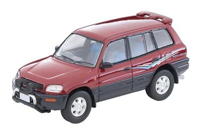 TOMYTEC Tomica Limited Vintage Neo Масштаб 1/64 LV-N354a Toyota RAV4L V Вишневый/Серый Модель 1995 года (Готовая модель) 333883