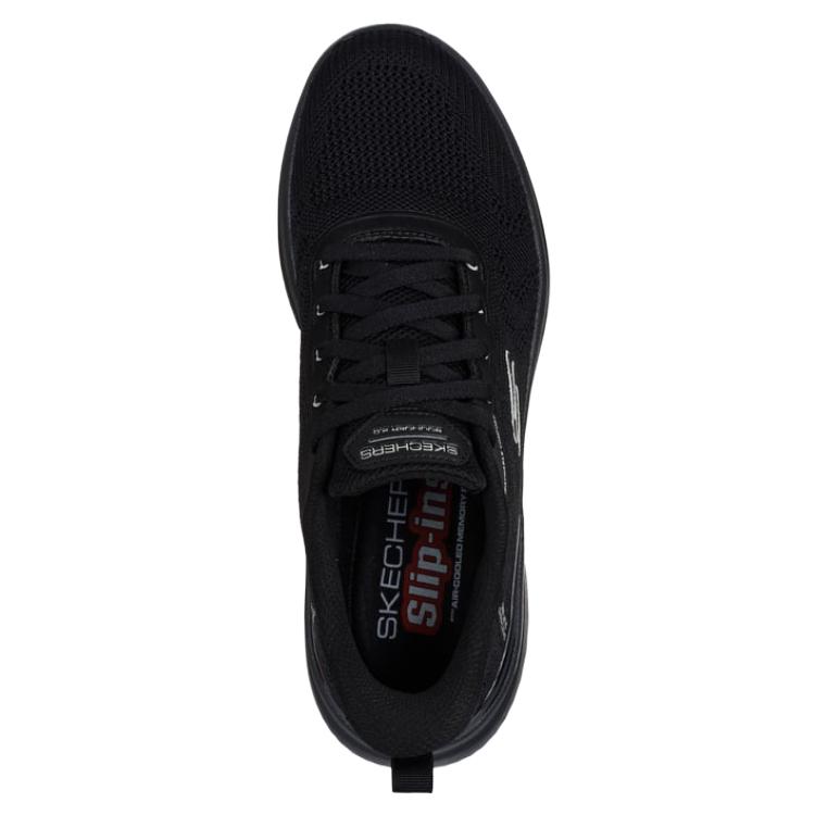 Skechers Bounder 2.0 Almir Удобные Модные Простые Универсальные Популярные Низкие Повседневные Кроссовки Мужские Черный 233031-BBK