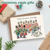 Twelve Days Of Christmas Card Set,12 Pcs Quirky Funny Christmas Cards Card With Your Custom Message And Envelopes, Christmas Countdown Gift Card Set