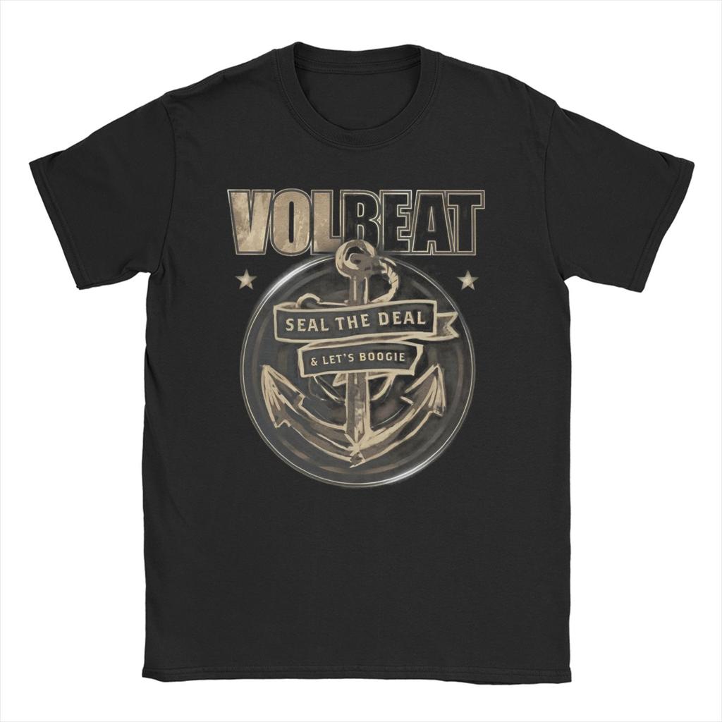 VOLBEATS Tour T-Shirts for Men Women Metal Music Hipster Cotton Tees Crew Neck Short Sleeve T Shirt Summer Tops