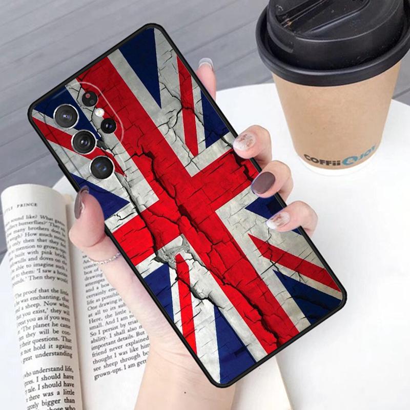 Флаг Соединенного Королевства UK чехол для телефона Чехол для Samsung Galaxy S24 S25 Ultra S21 S22 Ultra S10E Note 10 Plus Note 20 FE S23