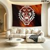 Wests Tigers Wall tapestry, aesthetic printed fabric blanket, suitable for bedroom, living room, and home decor.