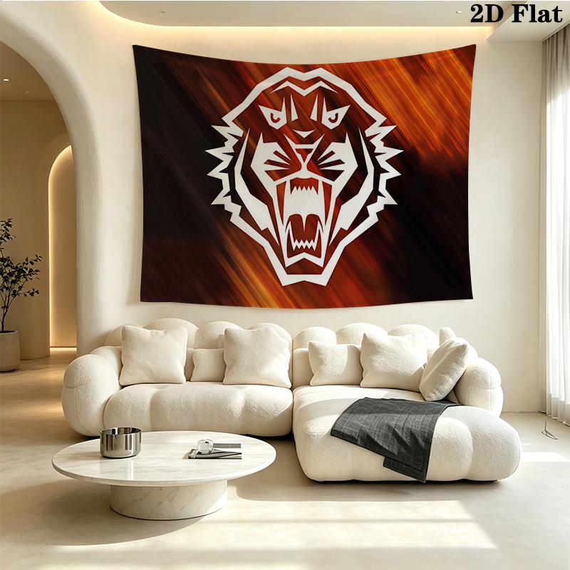 Wests Tigers Wall tapestry, aesthetic printed fabric blanket, suitable for bedroom, living room, and home decor.